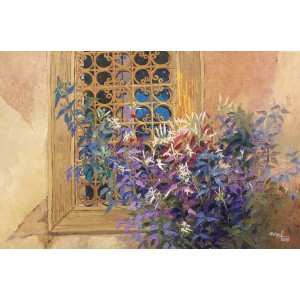 Ashraf, 24 x 36 Inch, Oil on Canvas, Floral Painting, AC-ASF-026